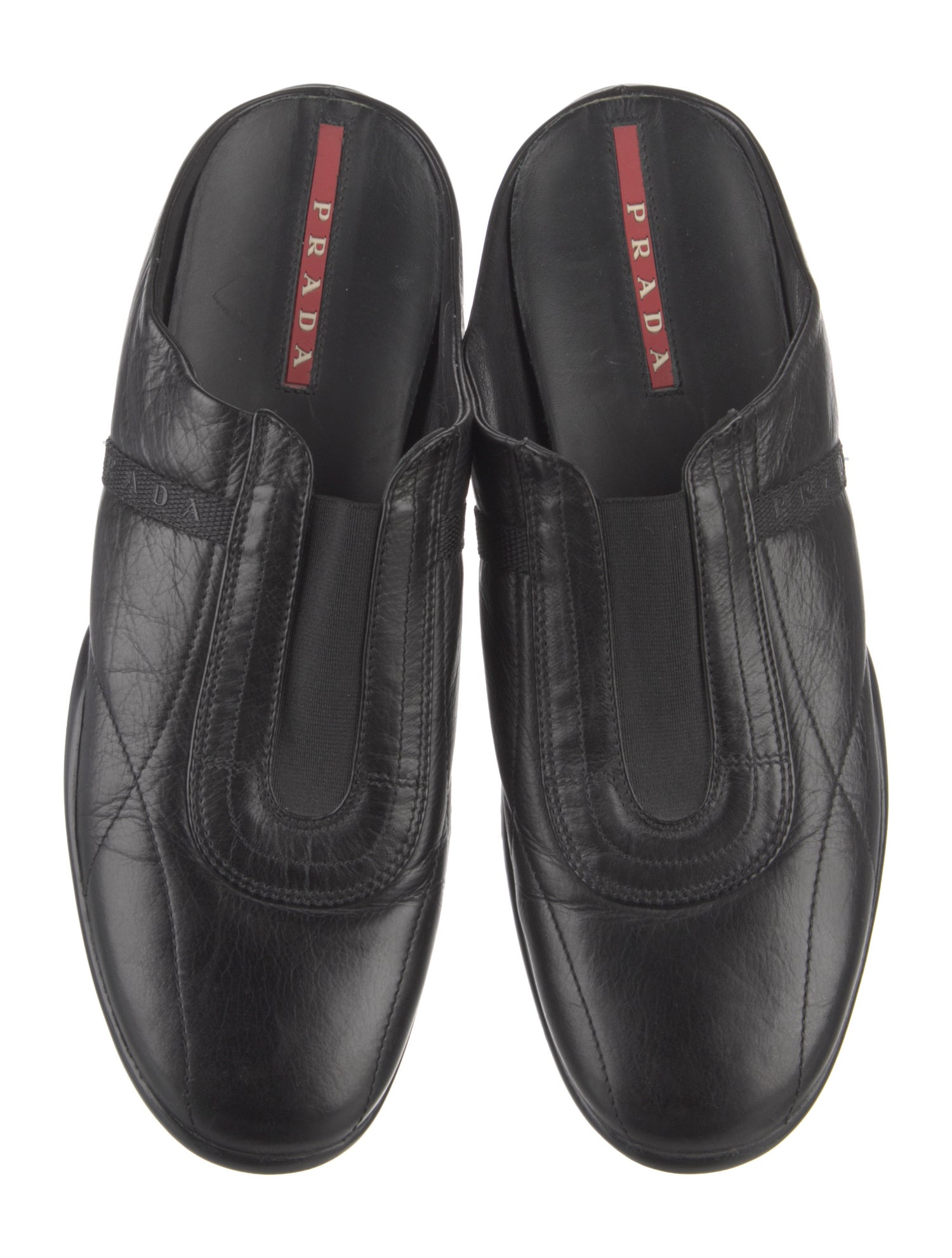 Prada Sport Leather Mules